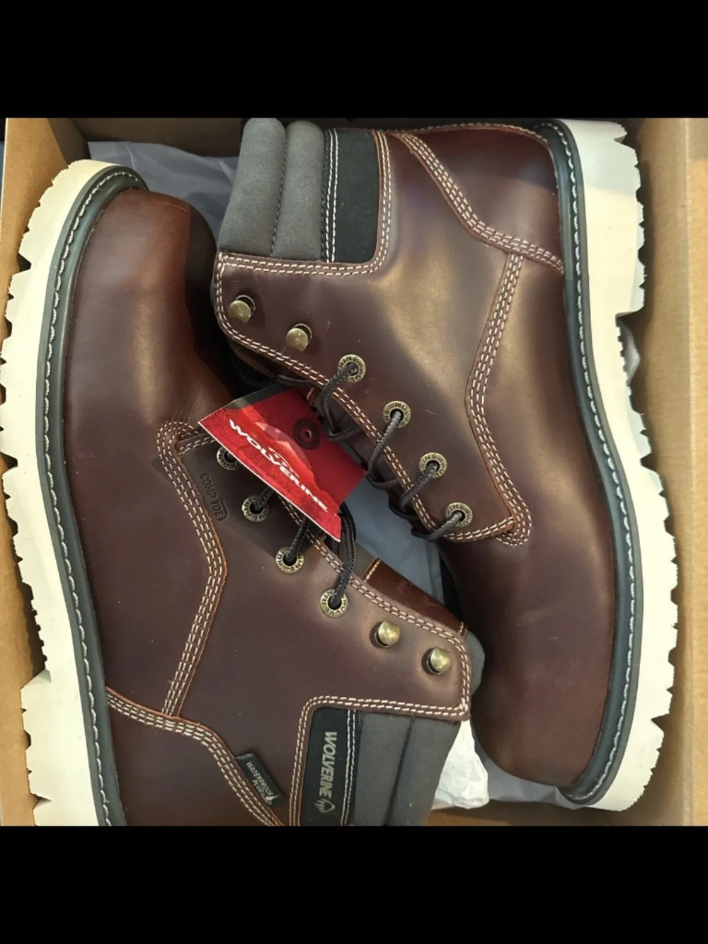 Wolverine work boots composite toe size 11
